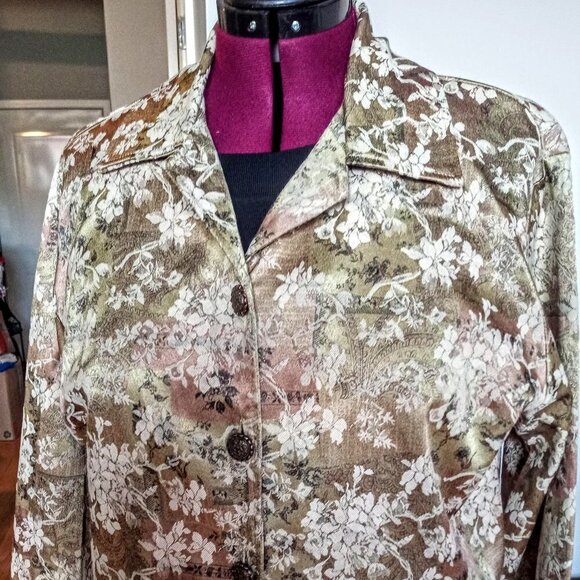 DB Sport Beige & Tan Cotton Jacket - Picture 3 of 8